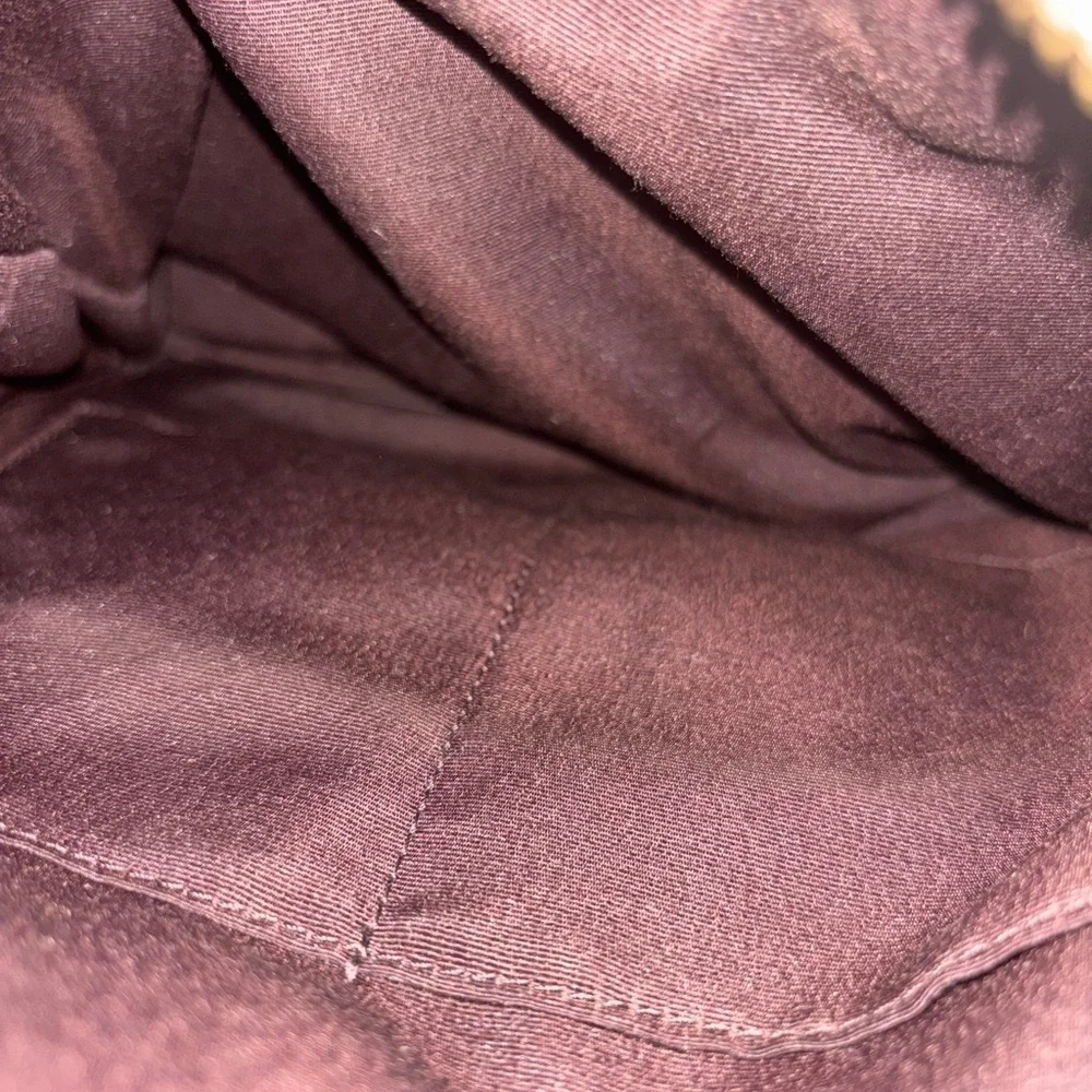 Coach Signature Canvas and Pink Leather Backpack